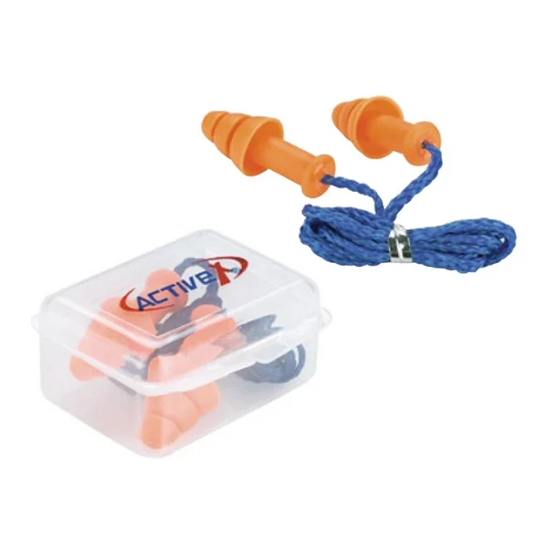 1 Tapón Auditivo Silicona C/Caja Y Cordón