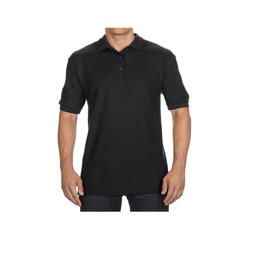 Polera pique manga corta hombre suave textura