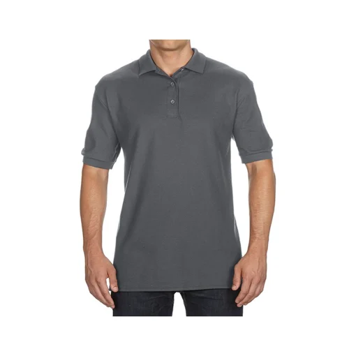 gris-oscuro-1 Polera pique manga corta hombre suave textura gris