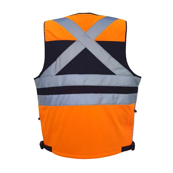 Chaleco Geólogo Miner Naranjo reflectantes