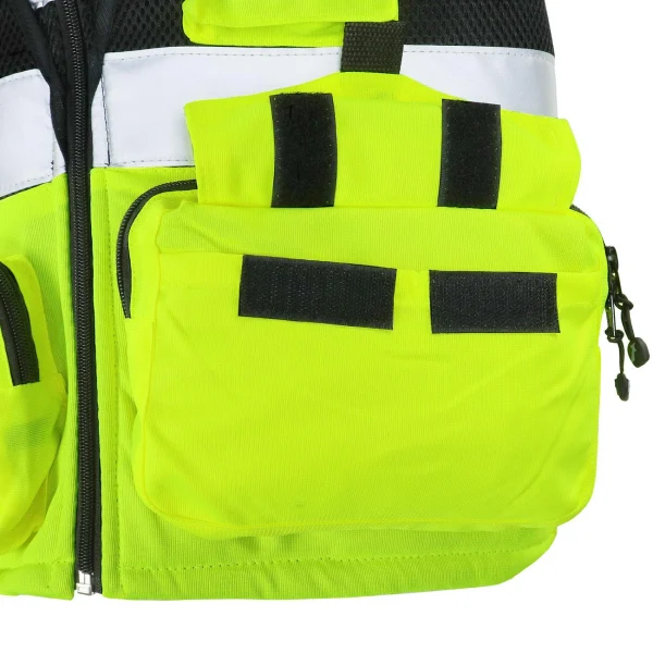 Chaleco Geólogo Miner Amarillo reflectantes