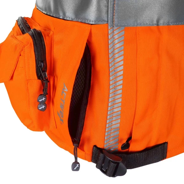 Chaleco Geólogo Miner Naranjo reflectantes