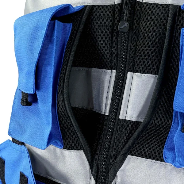 Chaleco Geólogo Miner Azulino Reflectantes