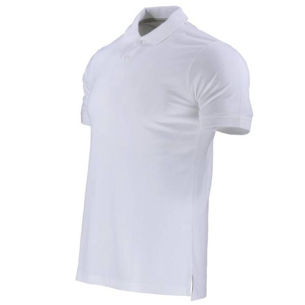 4 Polera polo dryfresh manga corta hombre blanca