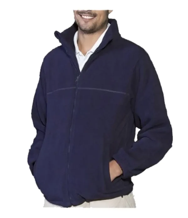 Azul Micropolar térmico hombre manga larga color Azul
