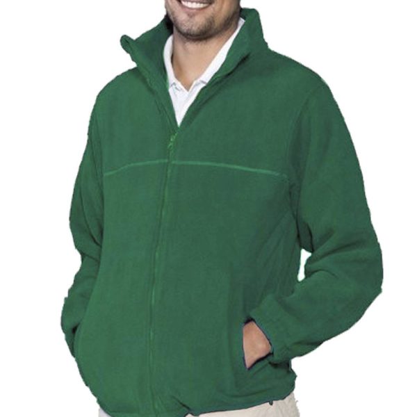 Verde Micropolar térmico hombre manga larga color Verde pino