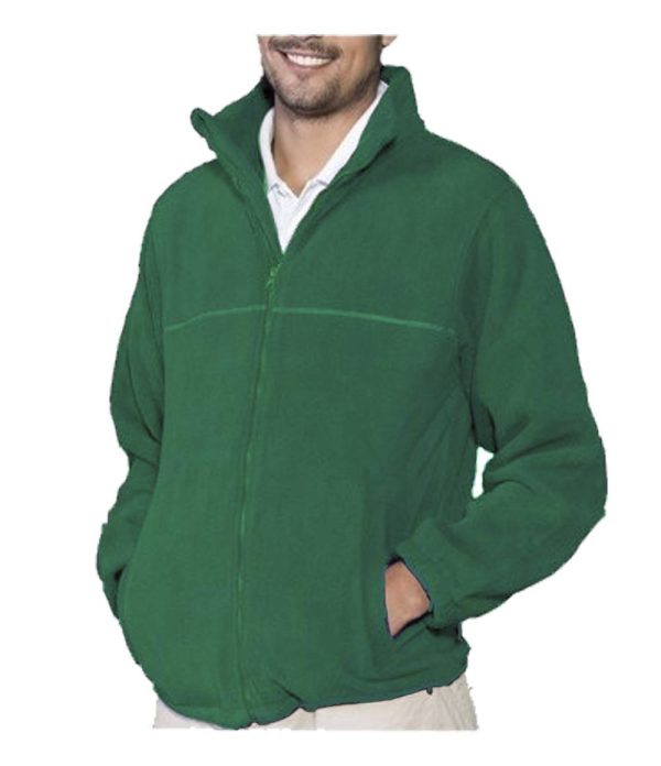 Verde Micropolar térmico hombre manga larga color Verde pino