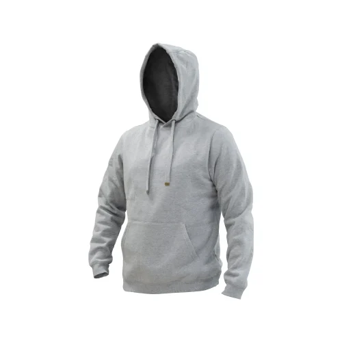 Polerón unisex Hoodie Canguro color Gris con gorro