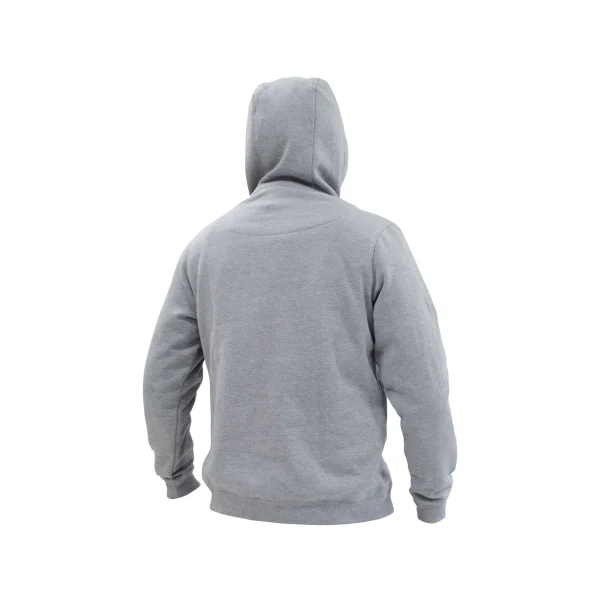 cangurogris2 Polerón unisex Hoodie Canguro color Gris con gorro