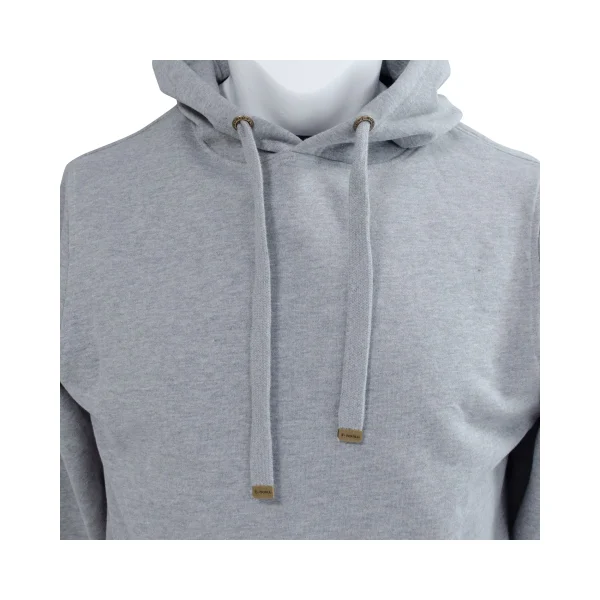 cangurogris5 Polerón unisex Hoodie Canguro color Gris con gorro