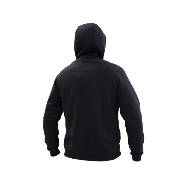 canguronegro2 Polerón unisex Hoodie Canguro color Negro con gorro