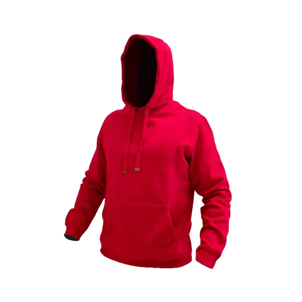 Polerón unisex Hoodie Canguro color Rojo con gorro