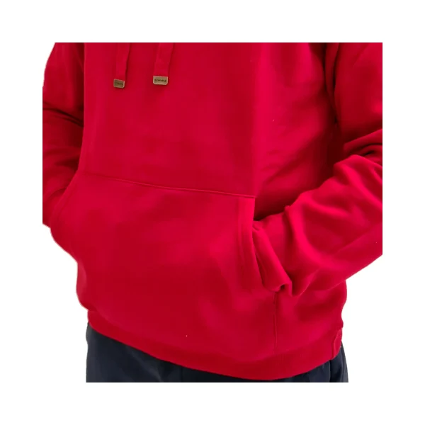 Polerón unisex Hoodie Canguro color Rojo con gorro
