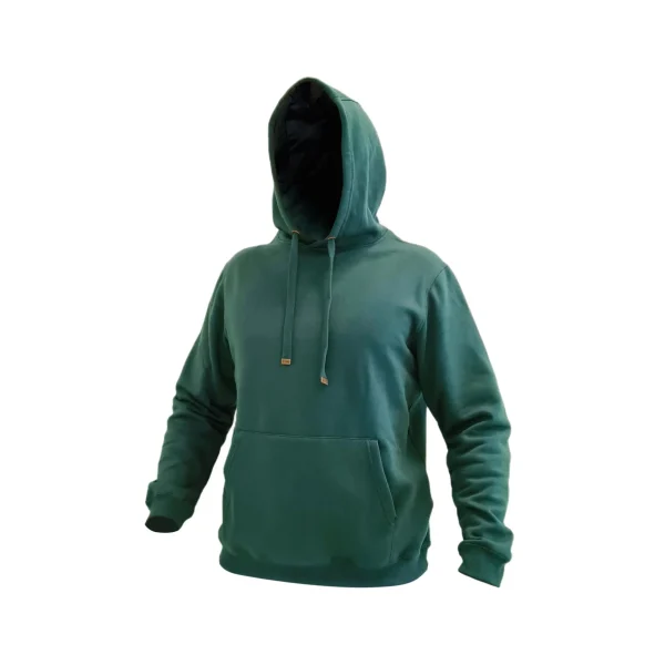 Polerón unisex Hoodie Canguro color Verde con gorro