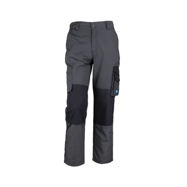 Pantalon cargo Alerce bicolor rodilla reforzada Gris claro/Gris oscuro