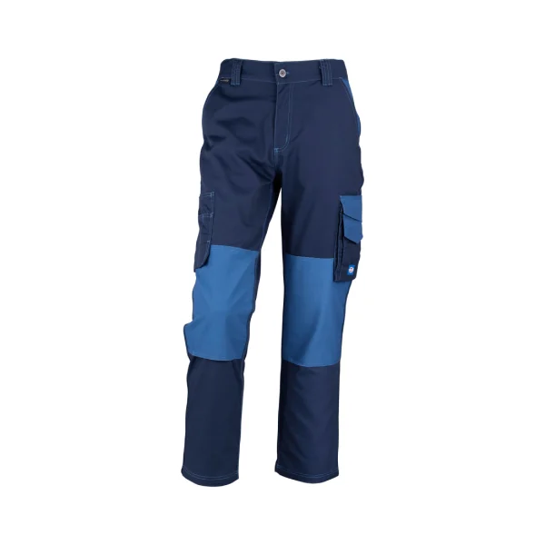 1b Pantalon cargo Alerce bicolor rodilla reforzada Azul/Azul indigo