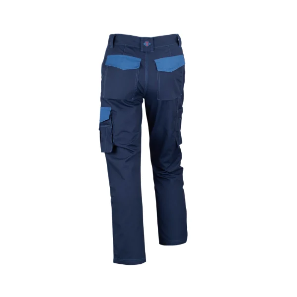 2b Pantalon cargo Alerce bicolor rodilla reforzada Azul/Azul indigo