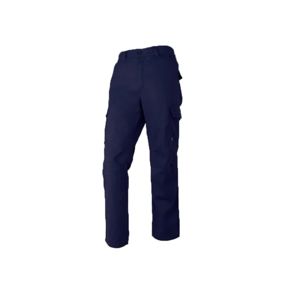Pantalon cargo gabardina Practical Line Azul