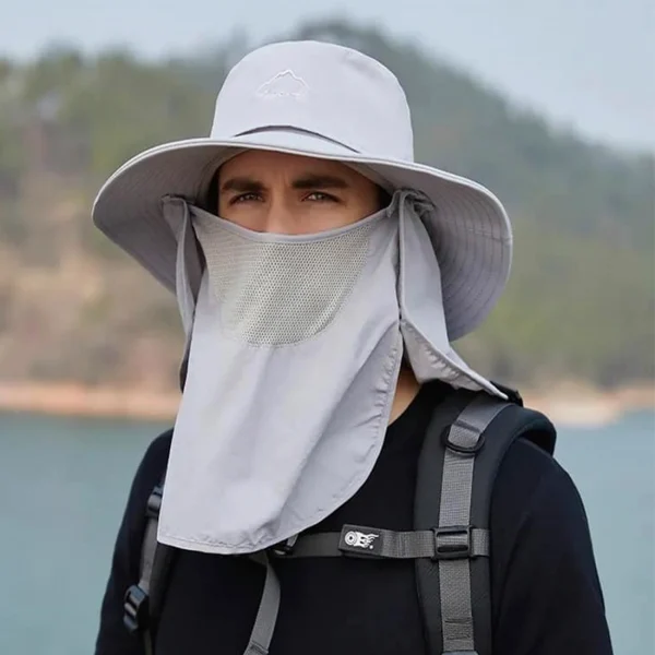 Gorro Sombrero Legionario Pescador  3 x 1 Gris