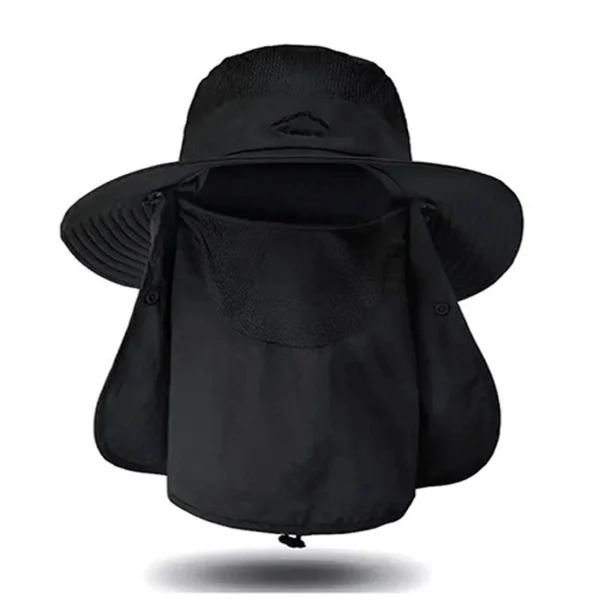 Gorro Sombrero Legionario Pescador  3 x 1 Negro