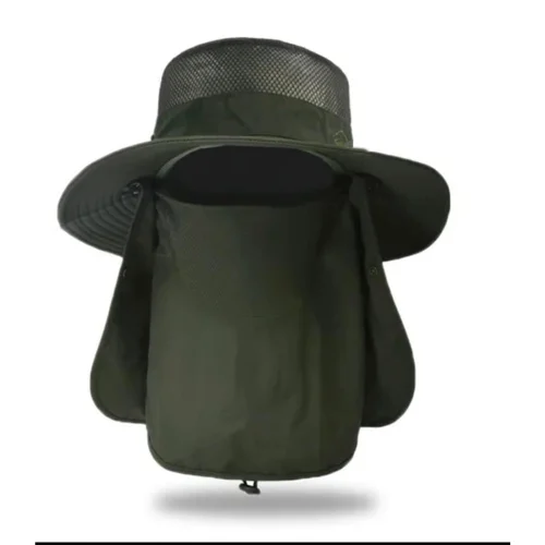 Gorro Sombrero Legionario Pescador  3 x 1 Verde