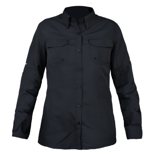 Blusa Ripstop Jubae Manga Larga Mujer (4) Blusa Ripstop Jubae Manga Larga Mujer Negro
