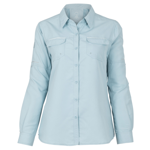 Blusa Ripstop Jubae Manga Larga Mujer (6) Blusa Ripstop Jubae Manga Larga Mujer Azul Celeste