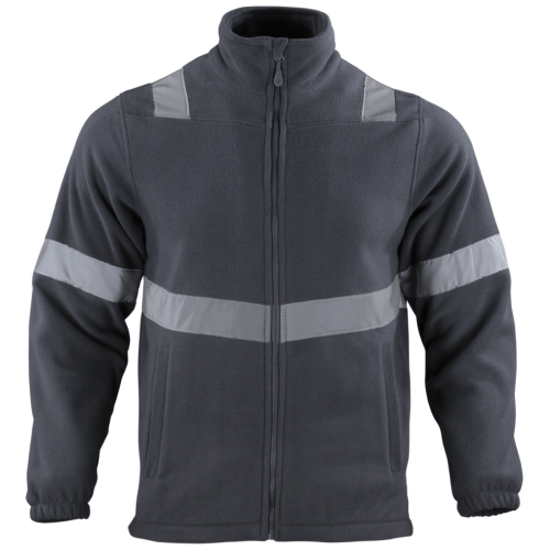 Micropolar Con Cinta Reflectiva Hombre (4) Micropolar Con Cinta Reflectiva Hombre Gris Oscuro