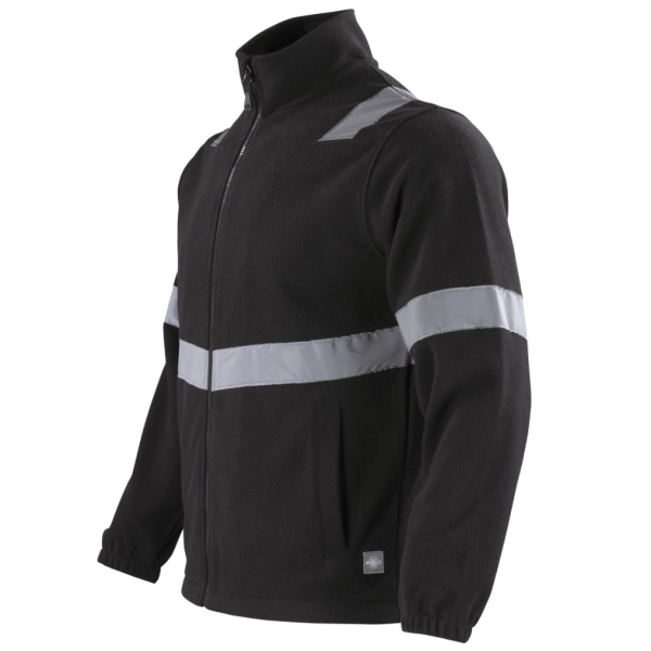 Micropolar Con Cinta Reflectiva Hombre Negro