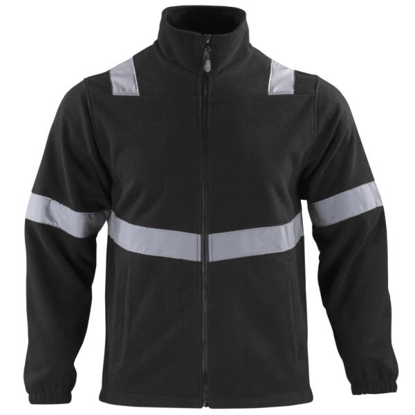 Micropolar Con Cinta Reflectiva Hombre Negro