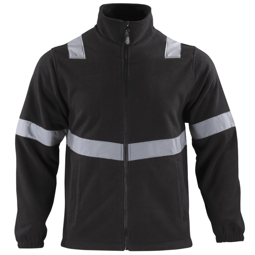 Micropolar Con Cinta Reflectiva Hombre Negro