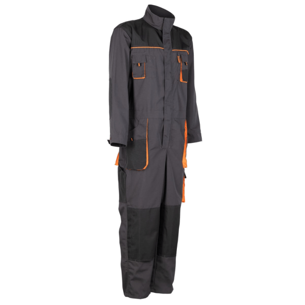 Overol Actium Canvas Hombre (1) Overol Actium Canvas Hombre Gris