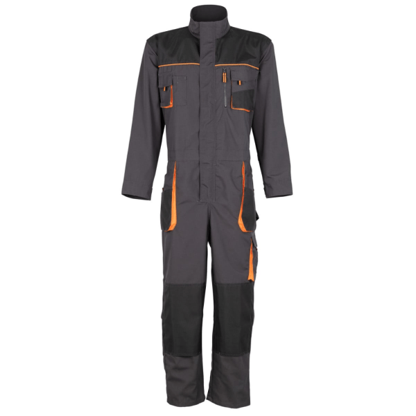 Overol Actium Canvas Hombre (4) Overol Actium Canvas Hombre Gris