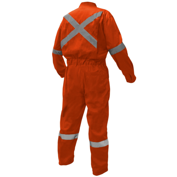 Overol Gabardina Practical Line Hombre Naranja