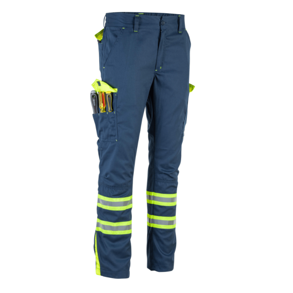 Pantalón Cargo Gabardina Bi-Color Con Cinta Día/Noche Hombre