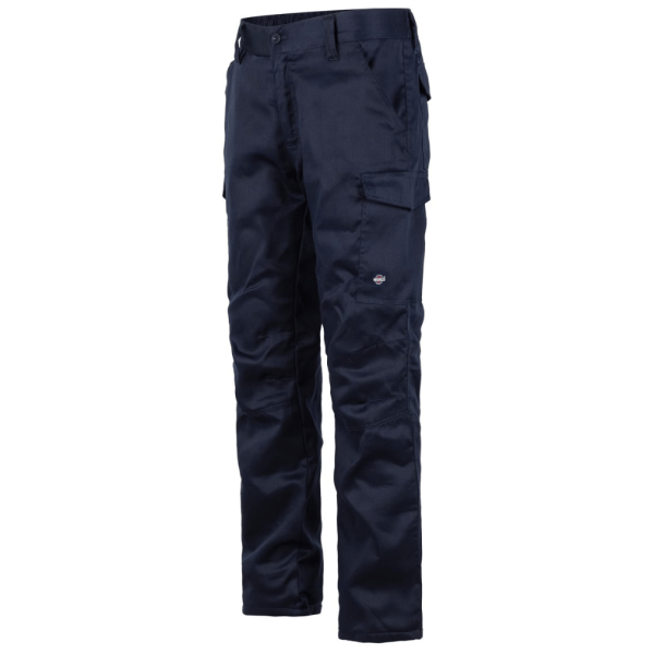 Pantalón Cargo Gabardina Forro Polar Hombre Azul