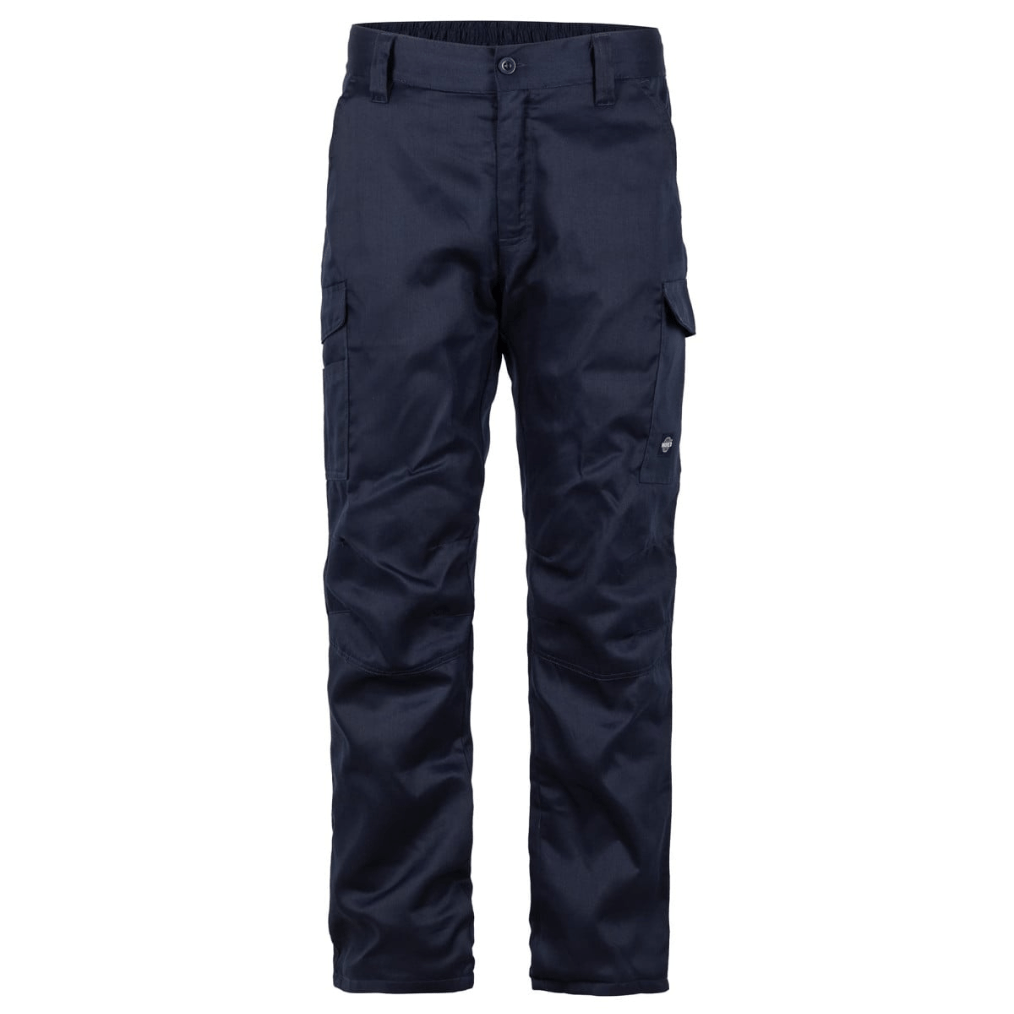 Pantalón Cargo Gabardina Forro Polar Hombre Azul