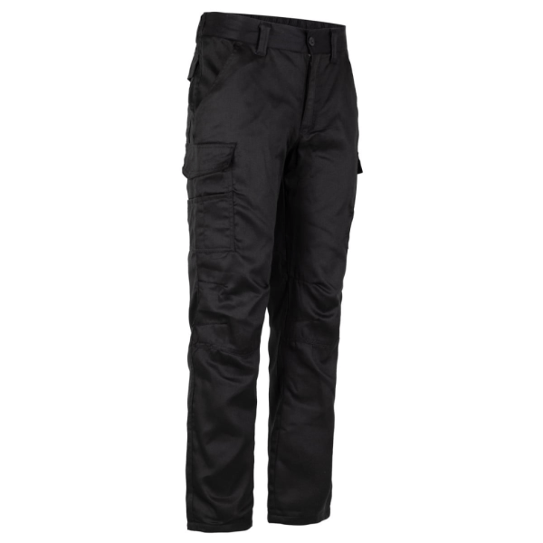 Pantalón Cargo Gabardina Forro Polar Hombre Negro