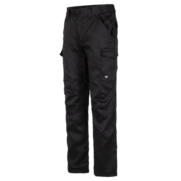 Pantalón Cargo Gabardina Forro Polar Hombre Negro