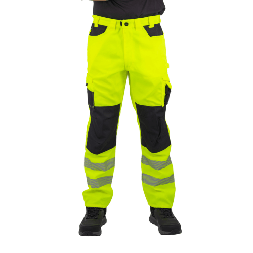 Pantalón Cargo HW Dakota Amarillo Fluor