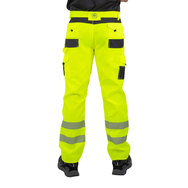 Pantalón Cargo HW Dakota Amarillo Fluor