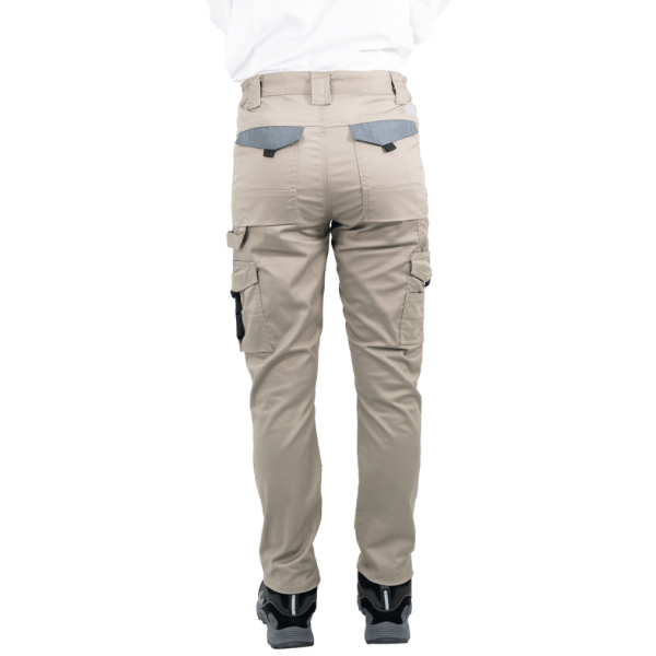 Pantalón Cargo HW Dakota Spandex Cafe Mujer (3) Pantalón Cargo HW Dakota Spandex Cafe Mujer