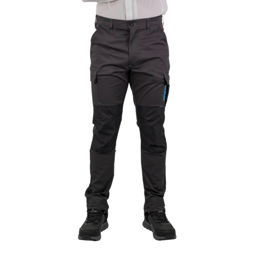 Pantalón Cargo HW Dakota Spandex Carbon Grey