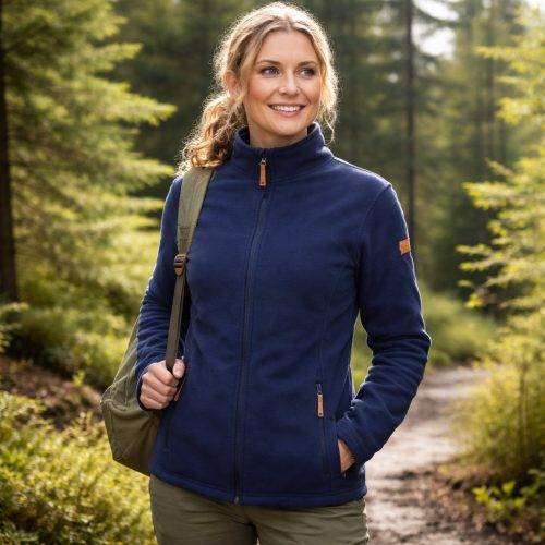 Micropolar Mujer Quebec Pardo Azul Segman