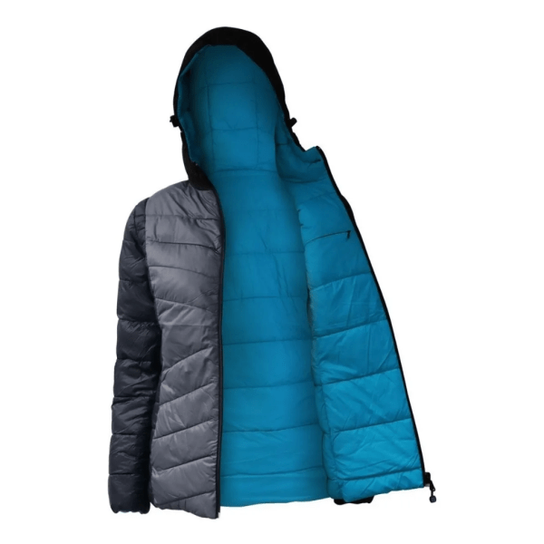 Parka Absolute Zero Mujer Reversible Gris/Calipso Z-6100