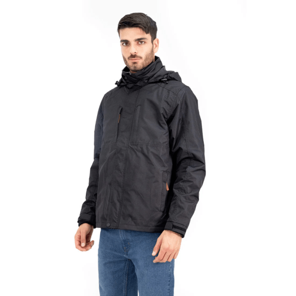 Parka Desmontable Quebec Ottawa 3 en 1 Negro