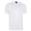 Polera 100% Algodón Manga Corta Hombre Blanco