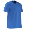 Polera 100% Algodón Manga Corta Hombre Azul