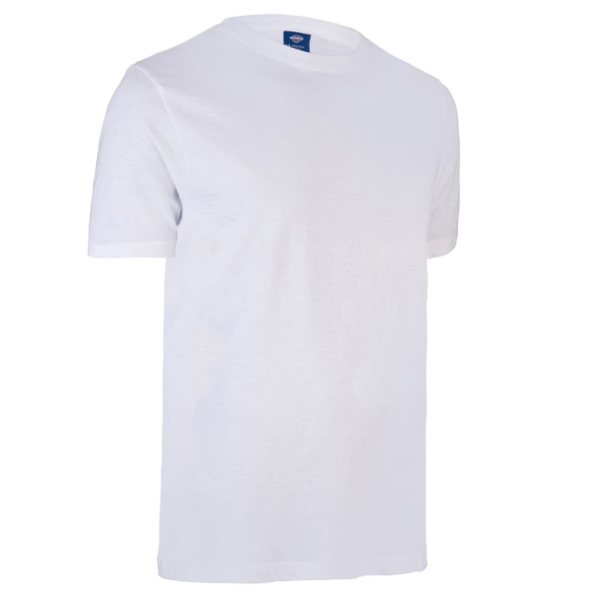 Polera 100% Algodón Manga Corta Hombre (2) Polera 100% Algodón Manga Corta Hombre Blanco