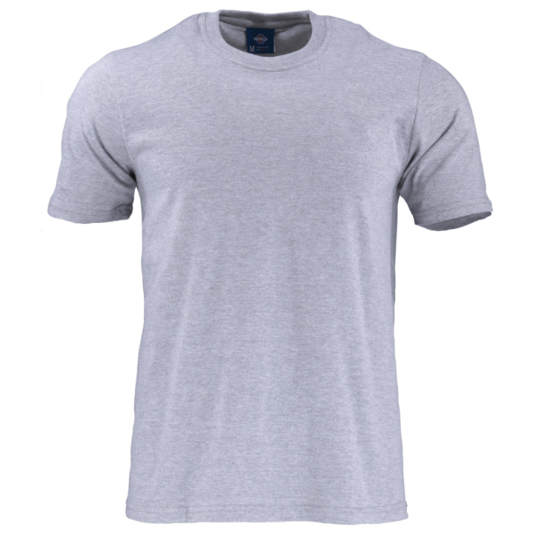 Polera 100% Algodón Manga Corta Hombre (6) Polera 100% Algodón Manga Corta Hombre Gris